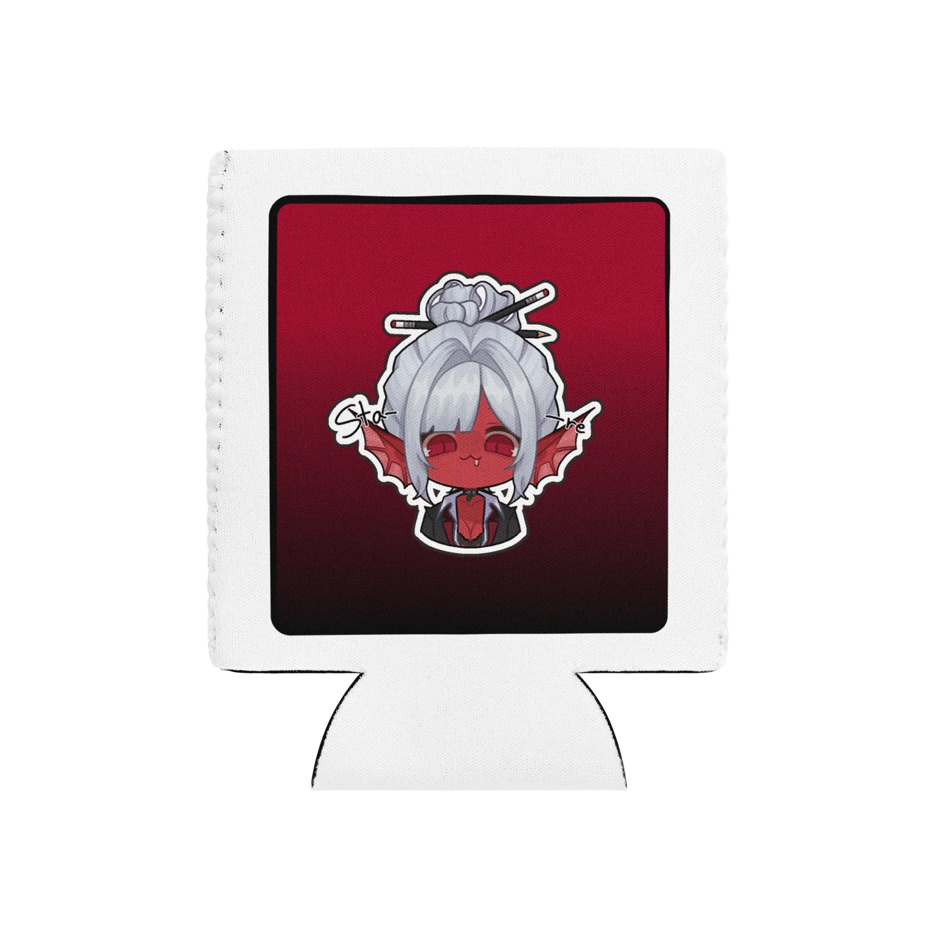Stare Emote Coozie (Red) product image (1)