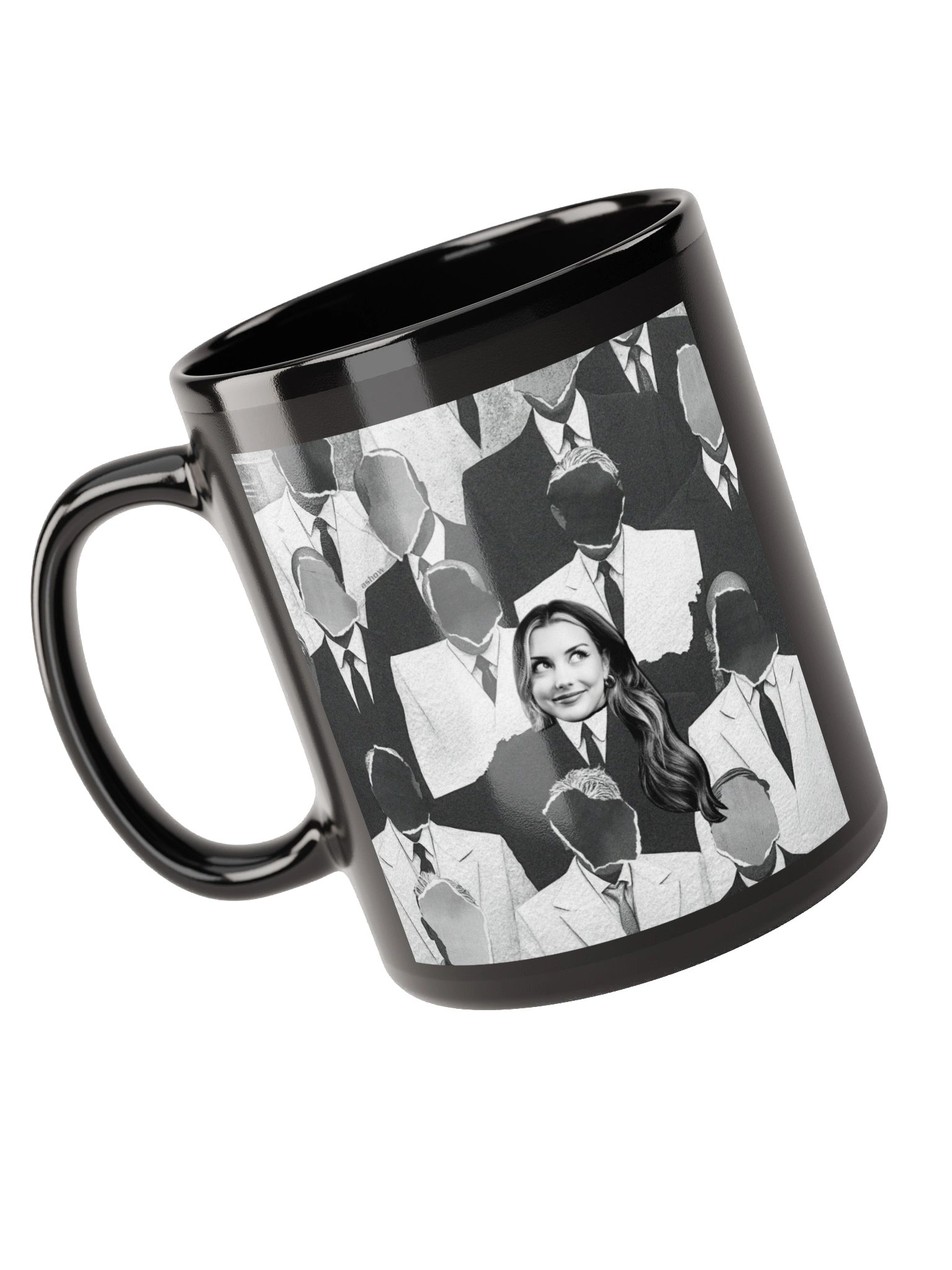 Rebuttal Podcast Black Glossy Mug product image (4)
