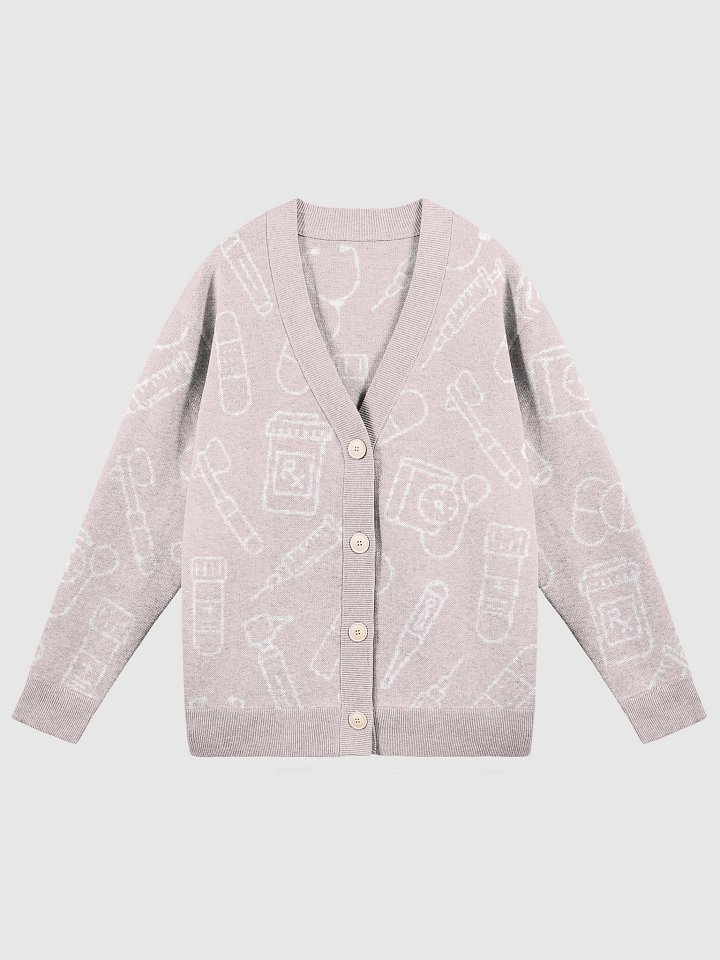 clinic cardigan (light pink) product image (1)