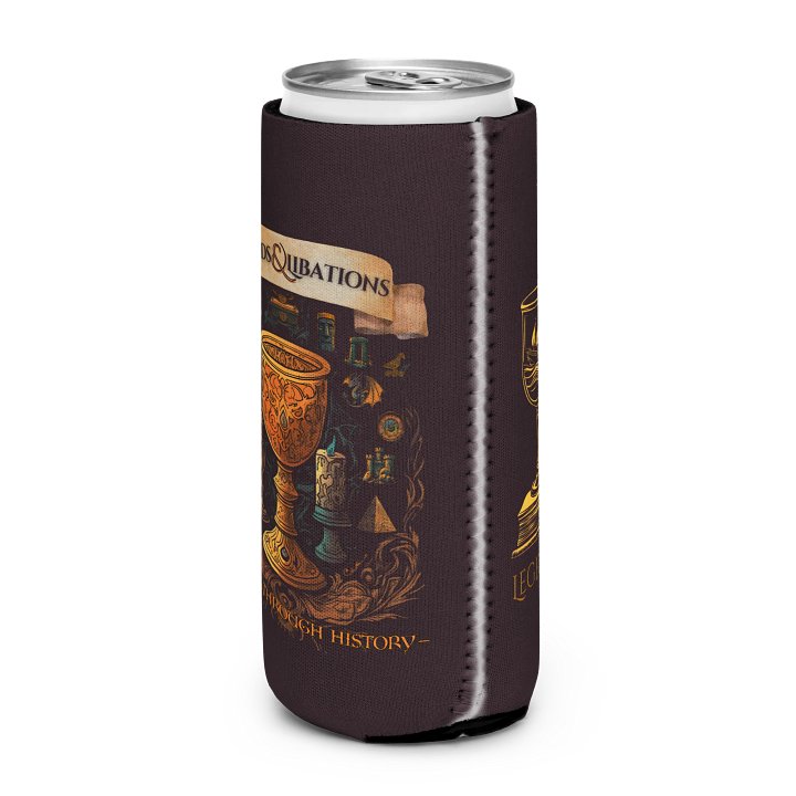Legends & Libations Dual Logo Slim Sized Coozie product image (2)