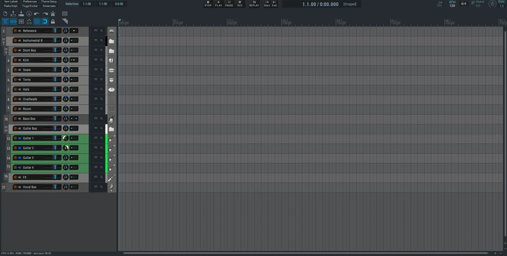 IVN Reaper Mixing/Recording Template product image (3)