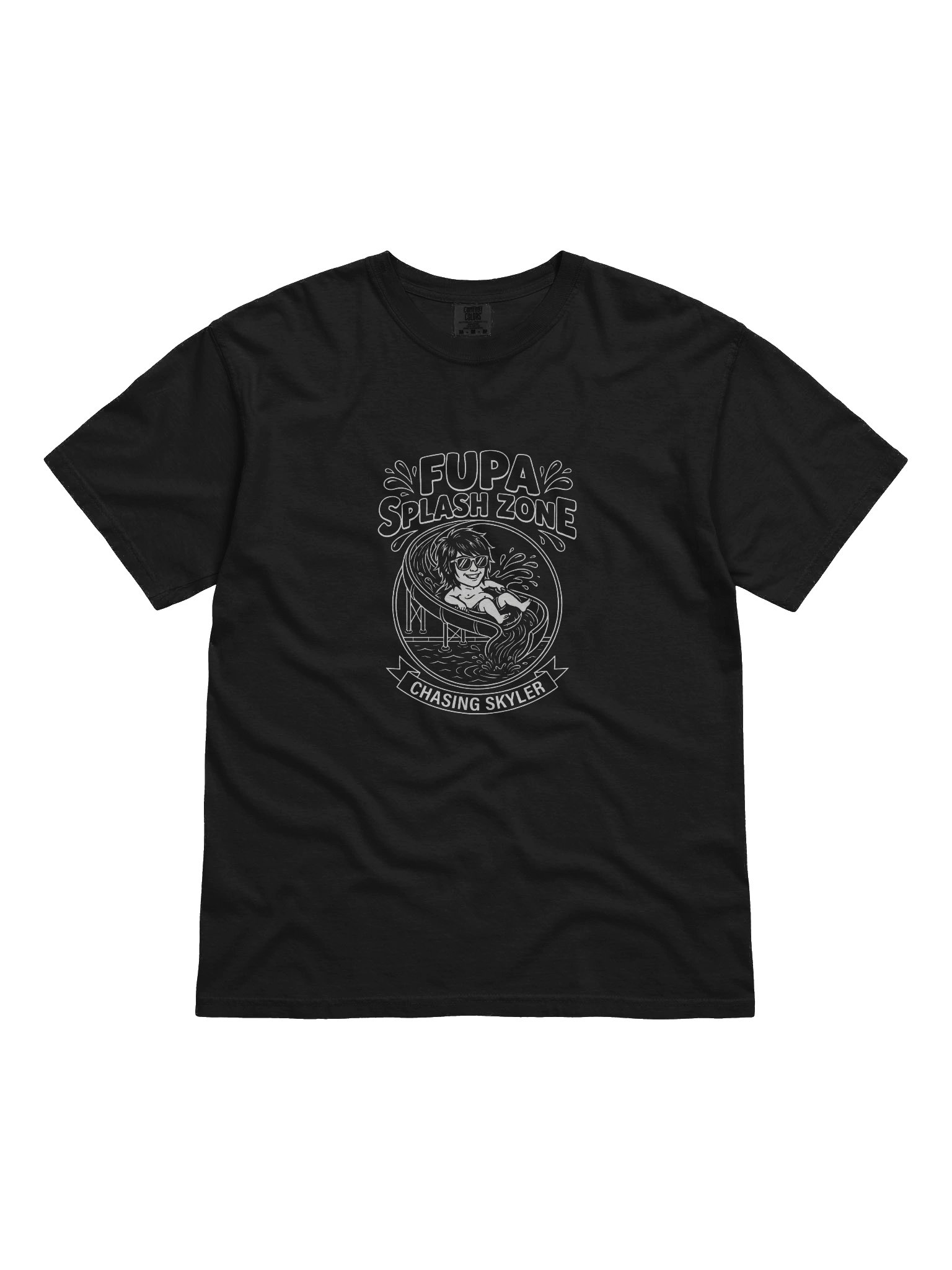The "Chat Named It, Not Me" Tee: FUPA Splash Zone Official Merch product image (2)
