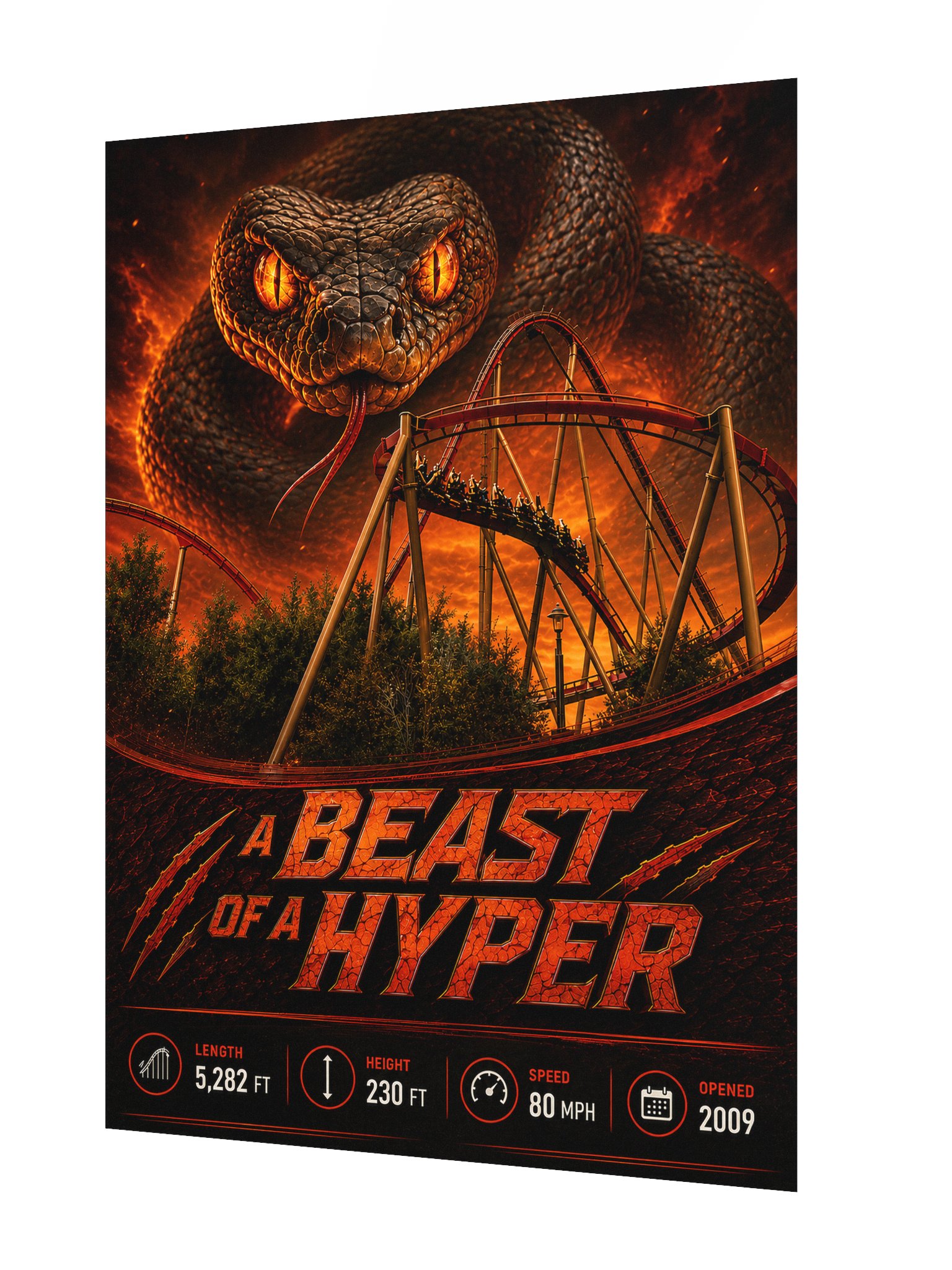D-Back KI Poster - A BEAST of a Hyper! | 18x24" product image (2)