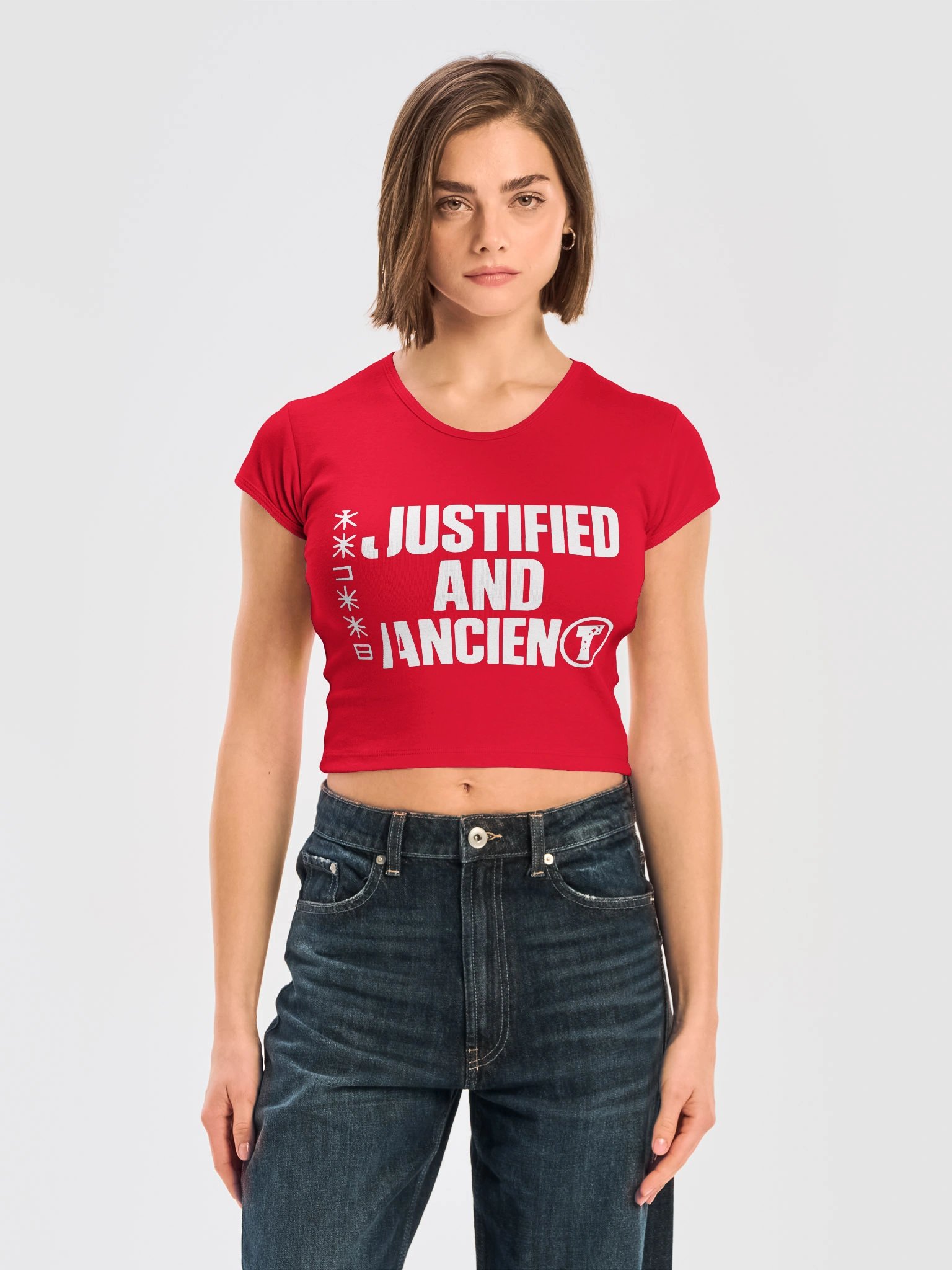 Justified & Ancient Women's Cropped T-shirt product image (15)