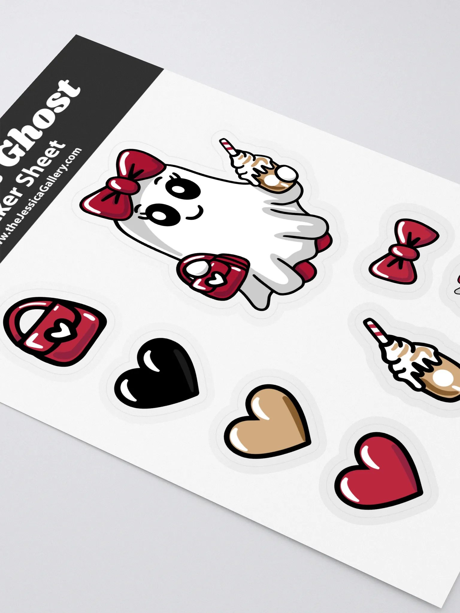 Stylish Ghost Sticker Sheet product image (3)
