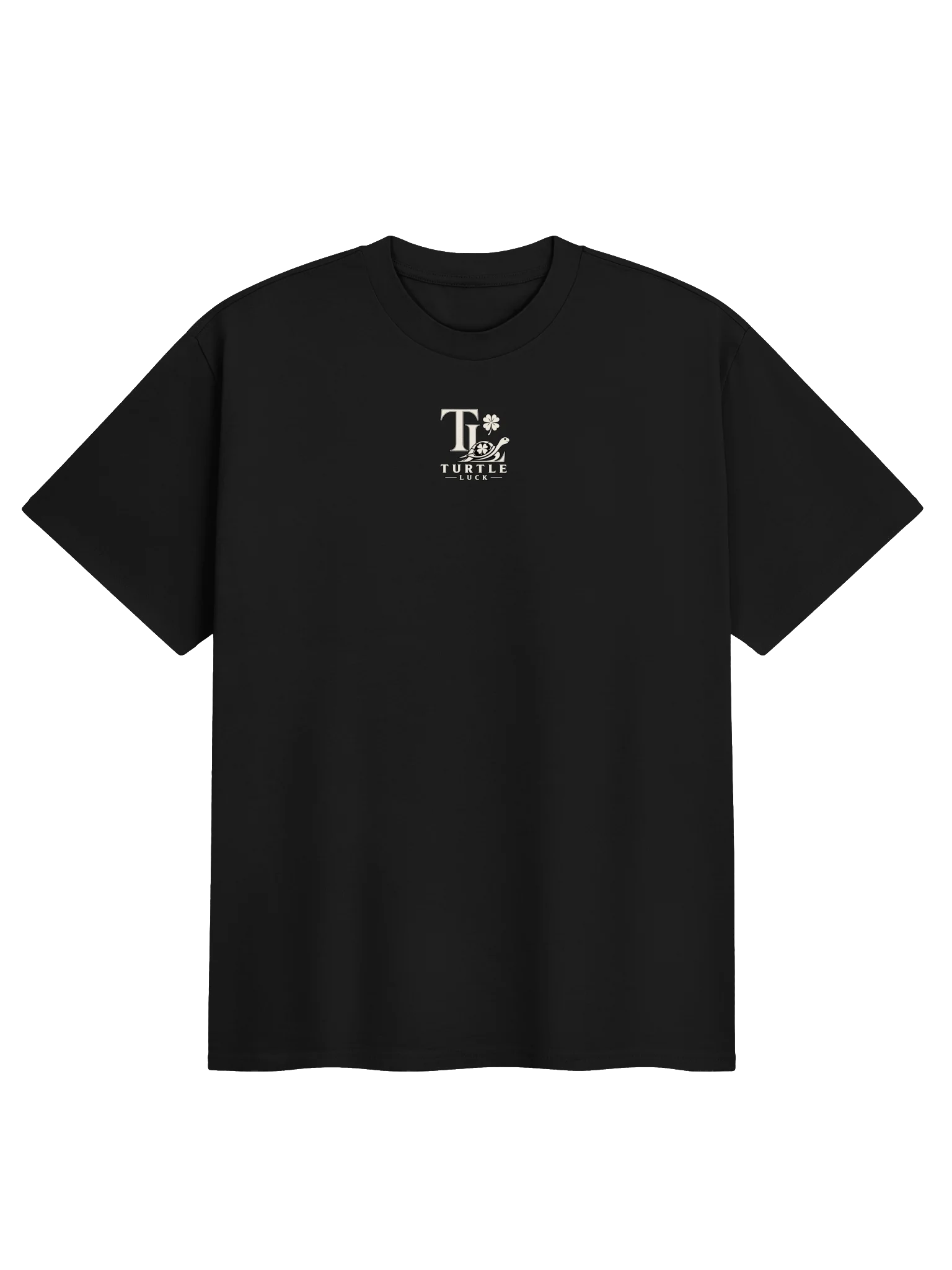 Turtle Luck Minimal Logo Heavy Tee (5 Ball Sweat Collection) product image (1)