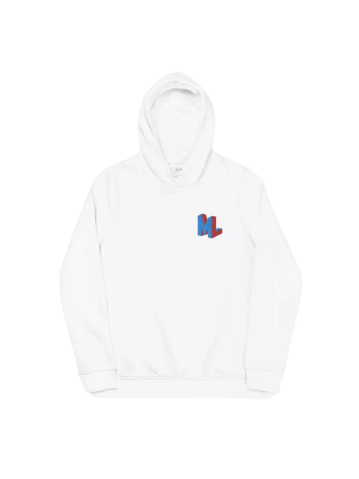 Embroidered Initials - Fitted Eco Hoodie product image (1)