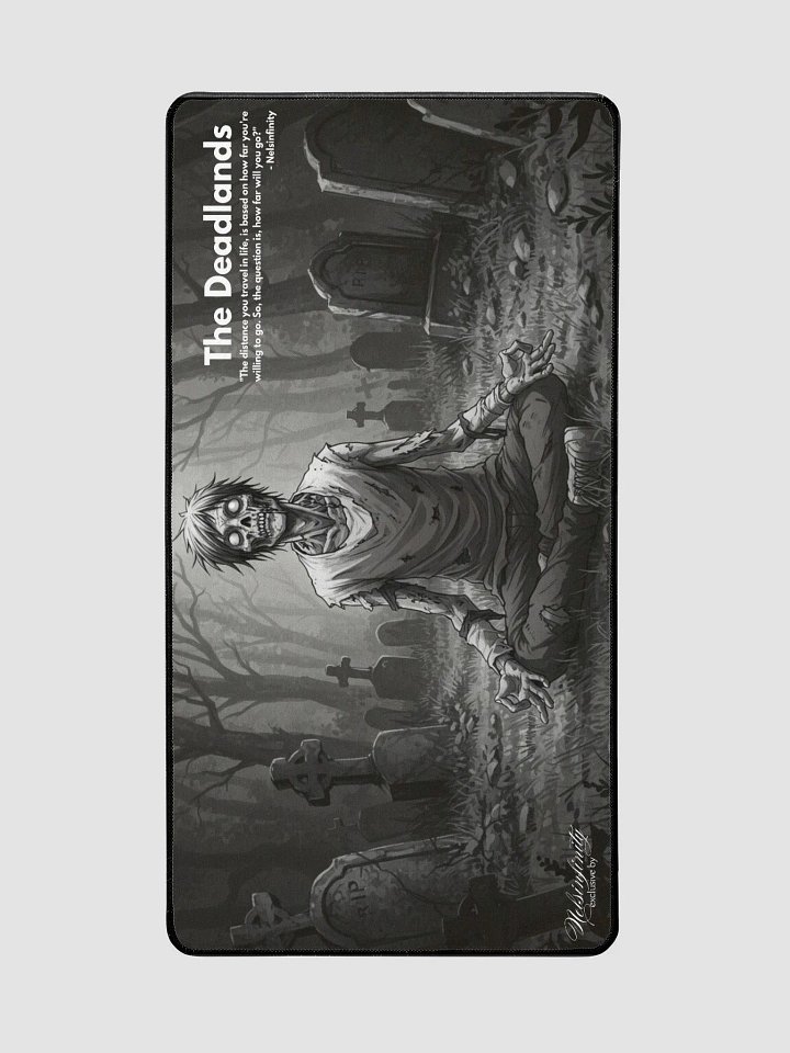 The Deadlands Meditating Zombie Exclusive Desk Mat product image (2)