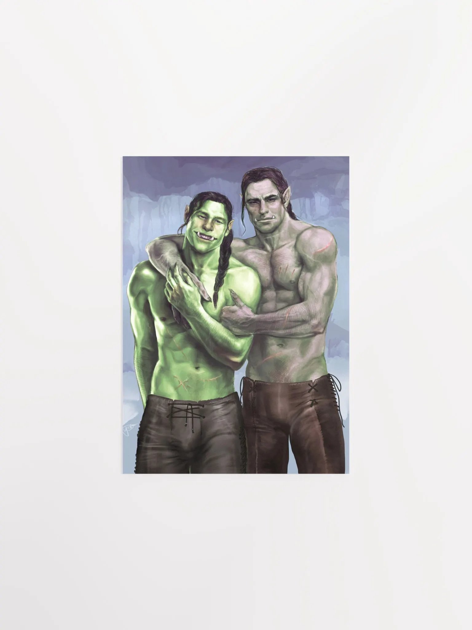 Baldr and Drafli Art Print, by Serene Yoshiko product image (1)