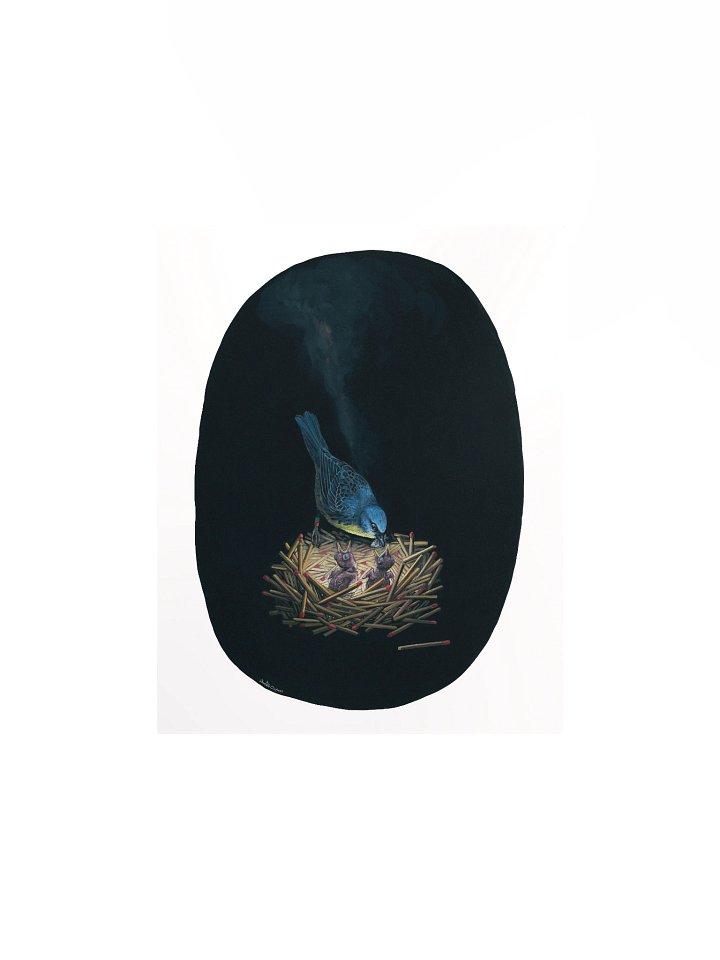 Prescribed Burn (Kirtland's Warbler) - Art Print product image (2)