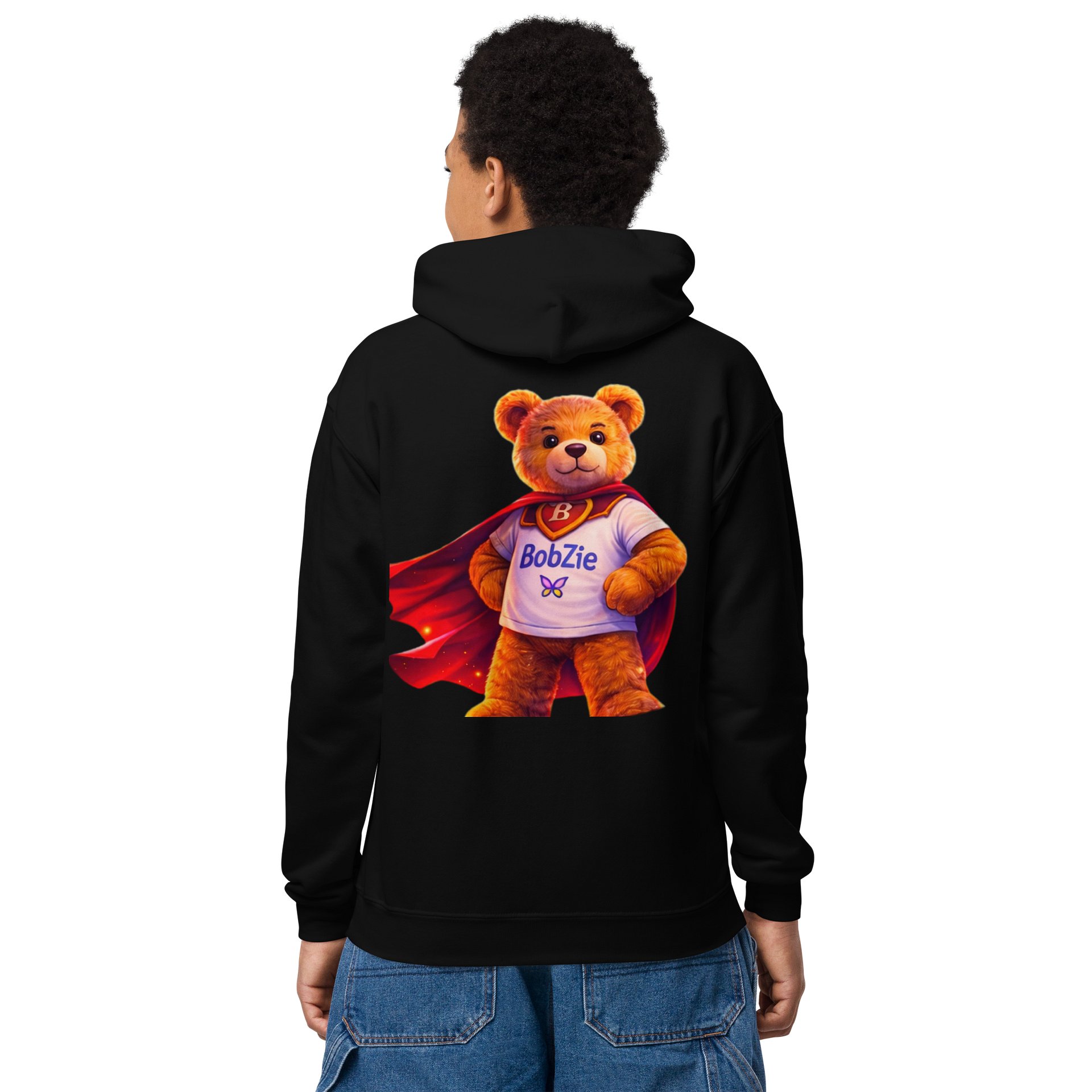 Bobzie Superhero Youth Hoodie | Brave By Nature Edition by FayzieBobs product image (2)
