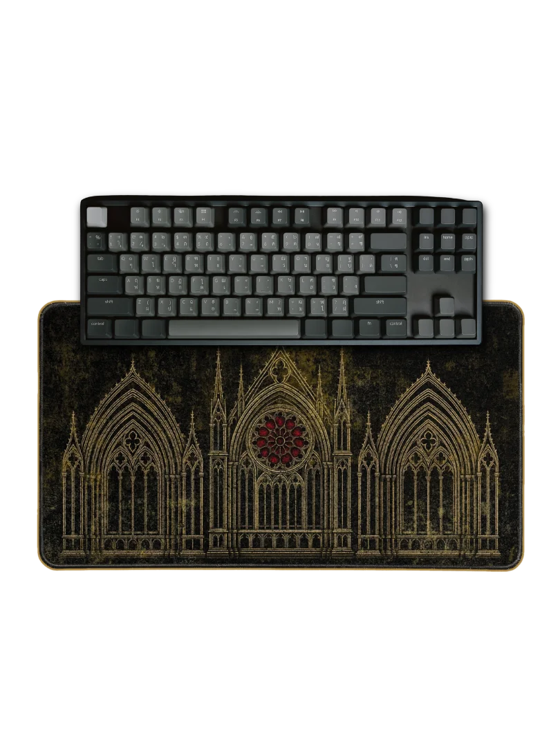 Gothic Architectural Desk Mat 12” x 22” product image (1)
