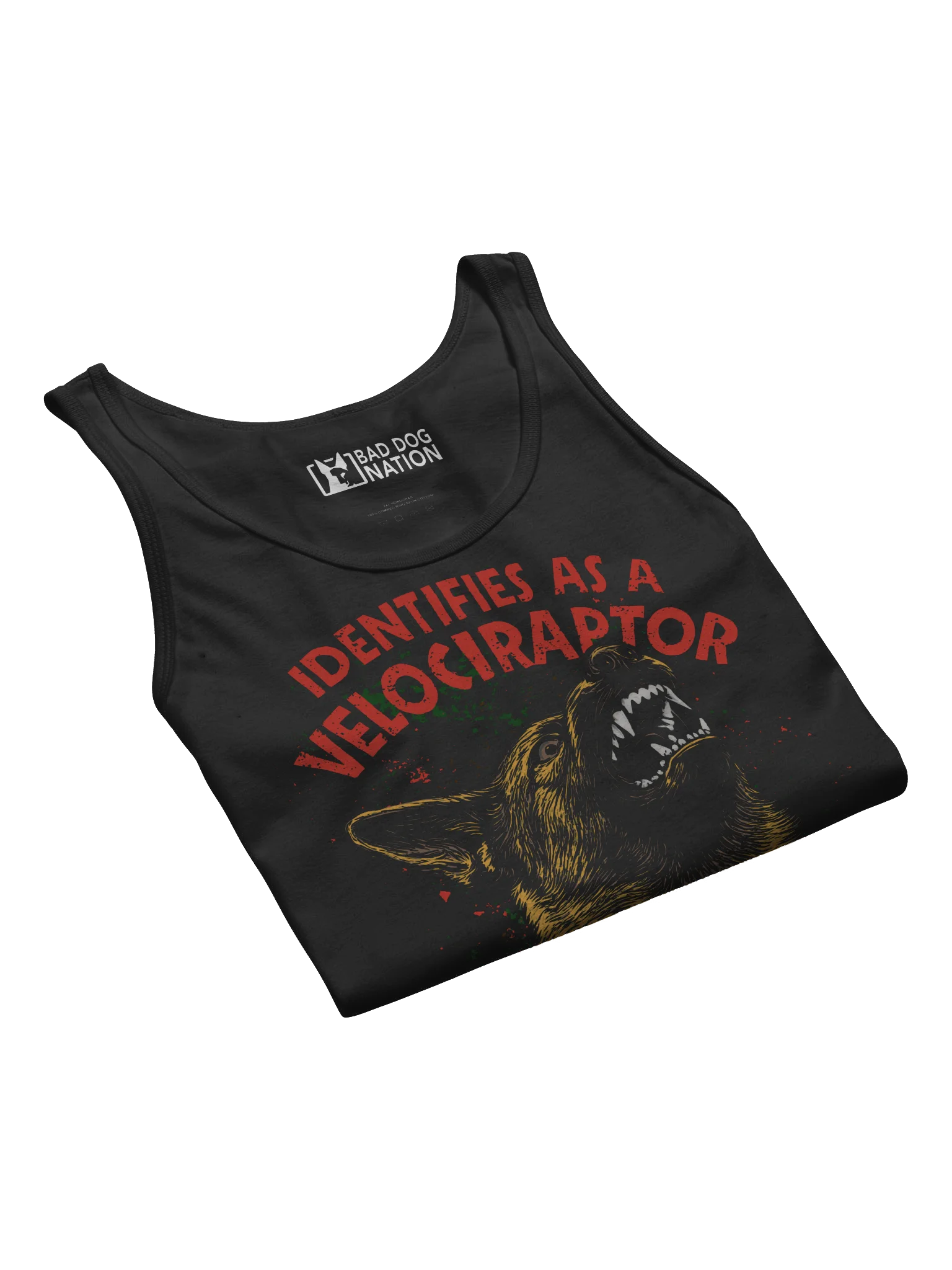 Identifies as a velociraptor - Premium Unisex Tank Top product image (4)