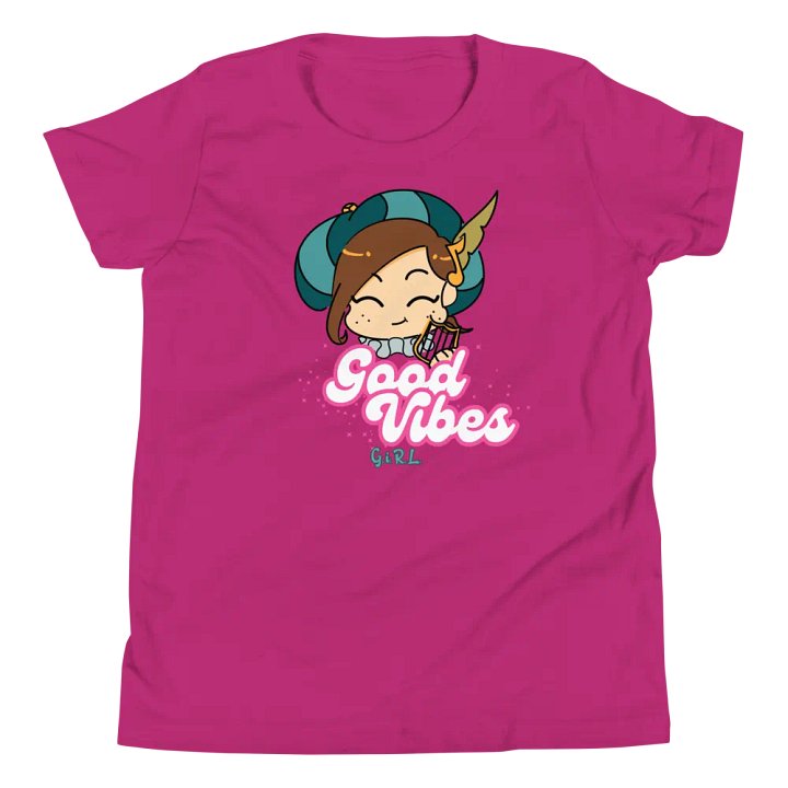 Gamer girl shirt - Good Vibes by G.i.R.L. youth product image (2)