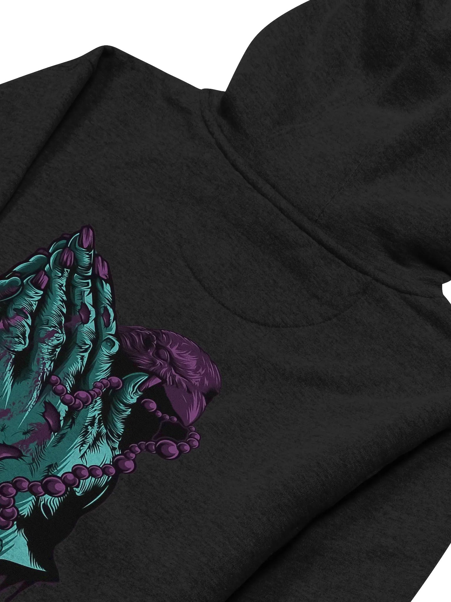 Vampire Prayer Back Printed Hoodie product image (4)