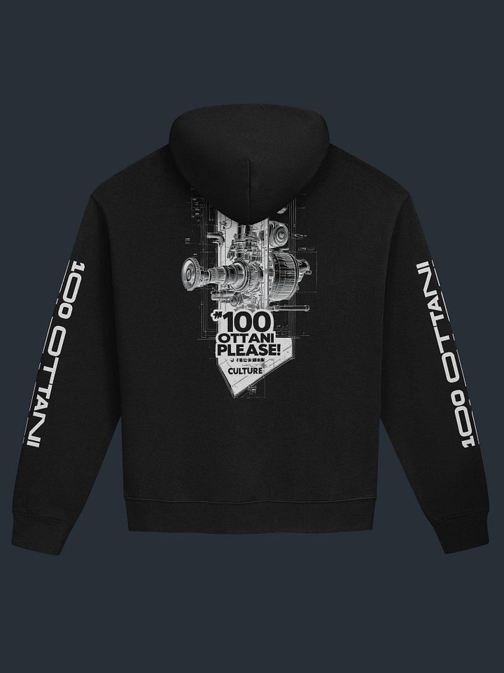 100 Ottani Please!™ Premium Oversized Racing Streetwear Hoodie | Dead Signal Edition product image (1)