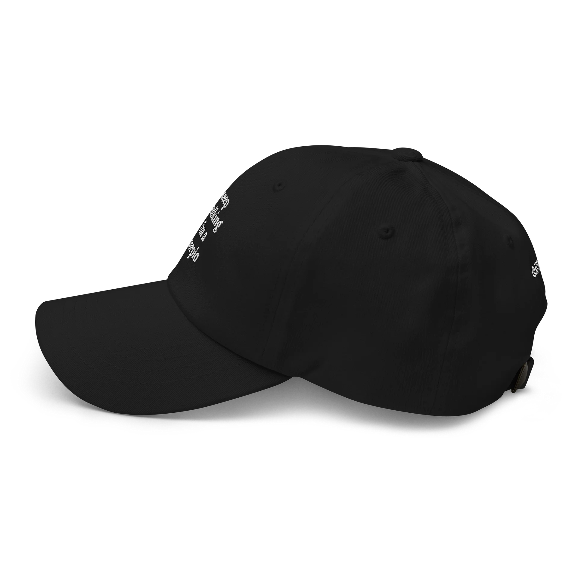 keep walking scorpio embroidered cap product image (4)