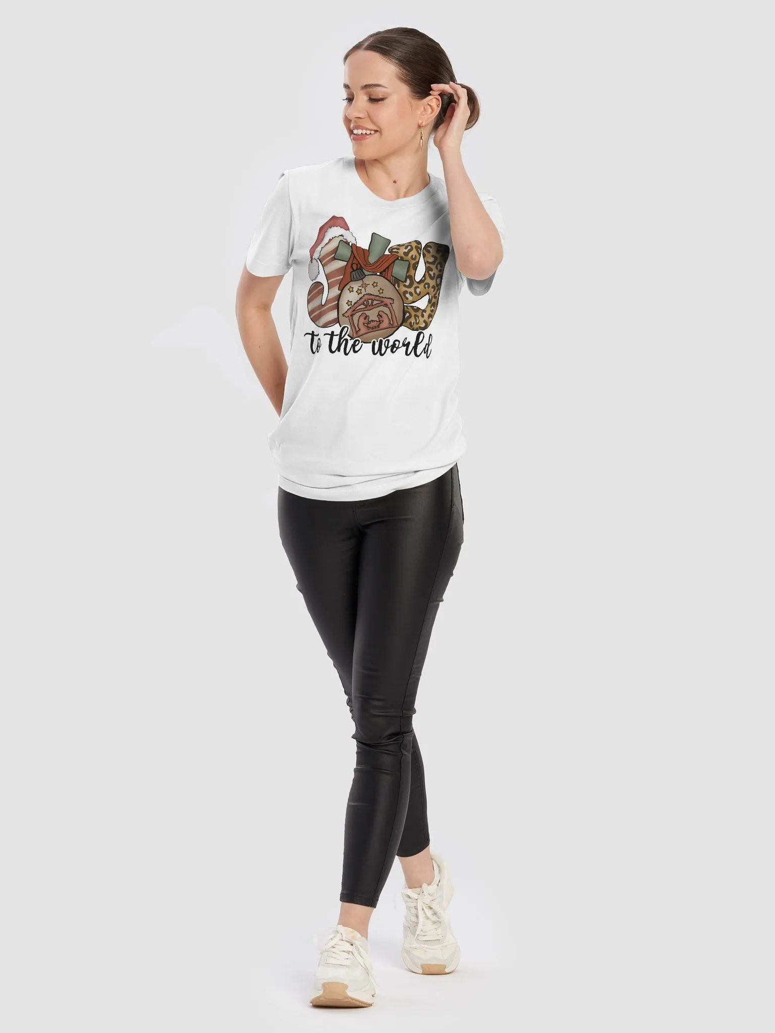 Joy to the World Christmas T-Shirt product image (9)