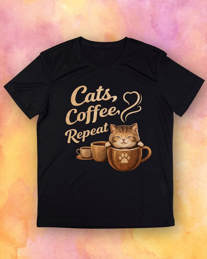 Cats, Coffee, Repeat product image (1)