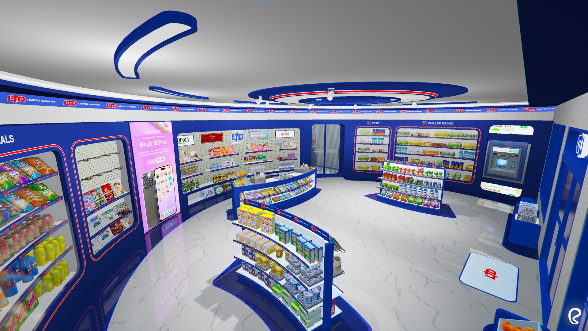 LTD Gasoline Station | REWORK | MLO FiveM Gta 5 product image (2)