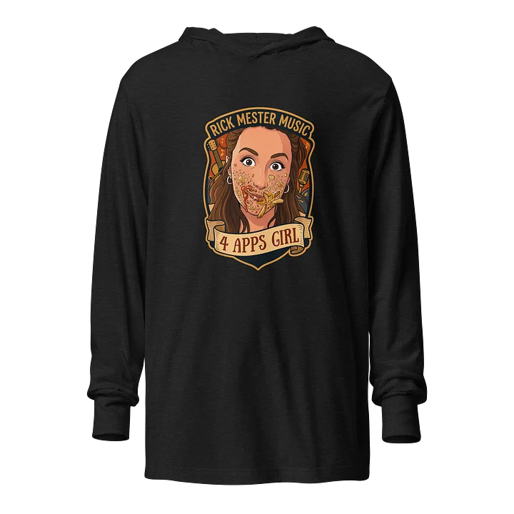 Rick Mester - 4 Apps Girl Hooded T-Shirt product image (1)