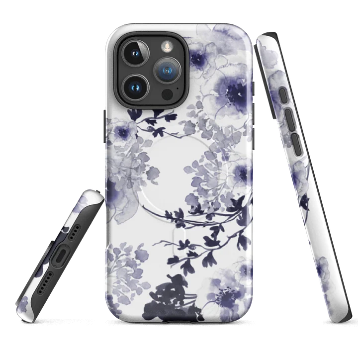 Elegant Blue Spring iPhone® case MagSafe® product image (2)