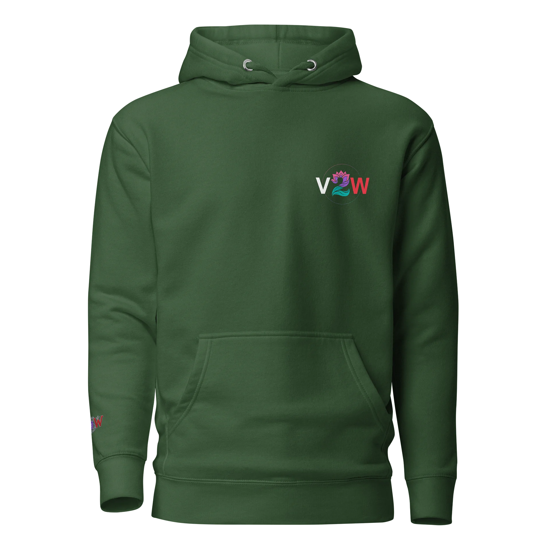 V2W Gaia “ mother of the Earth” Forest hoodie product image (1)