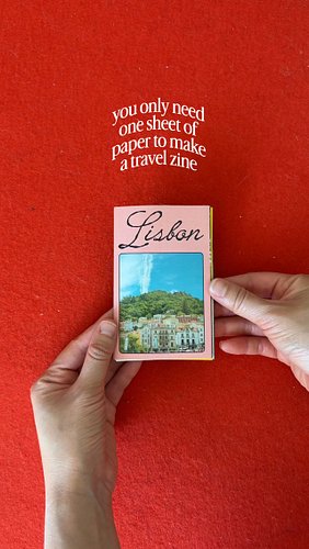 finally found some free time to make a travel zine about my trip to lisbon 🤠 next up is amsterdam 🤗