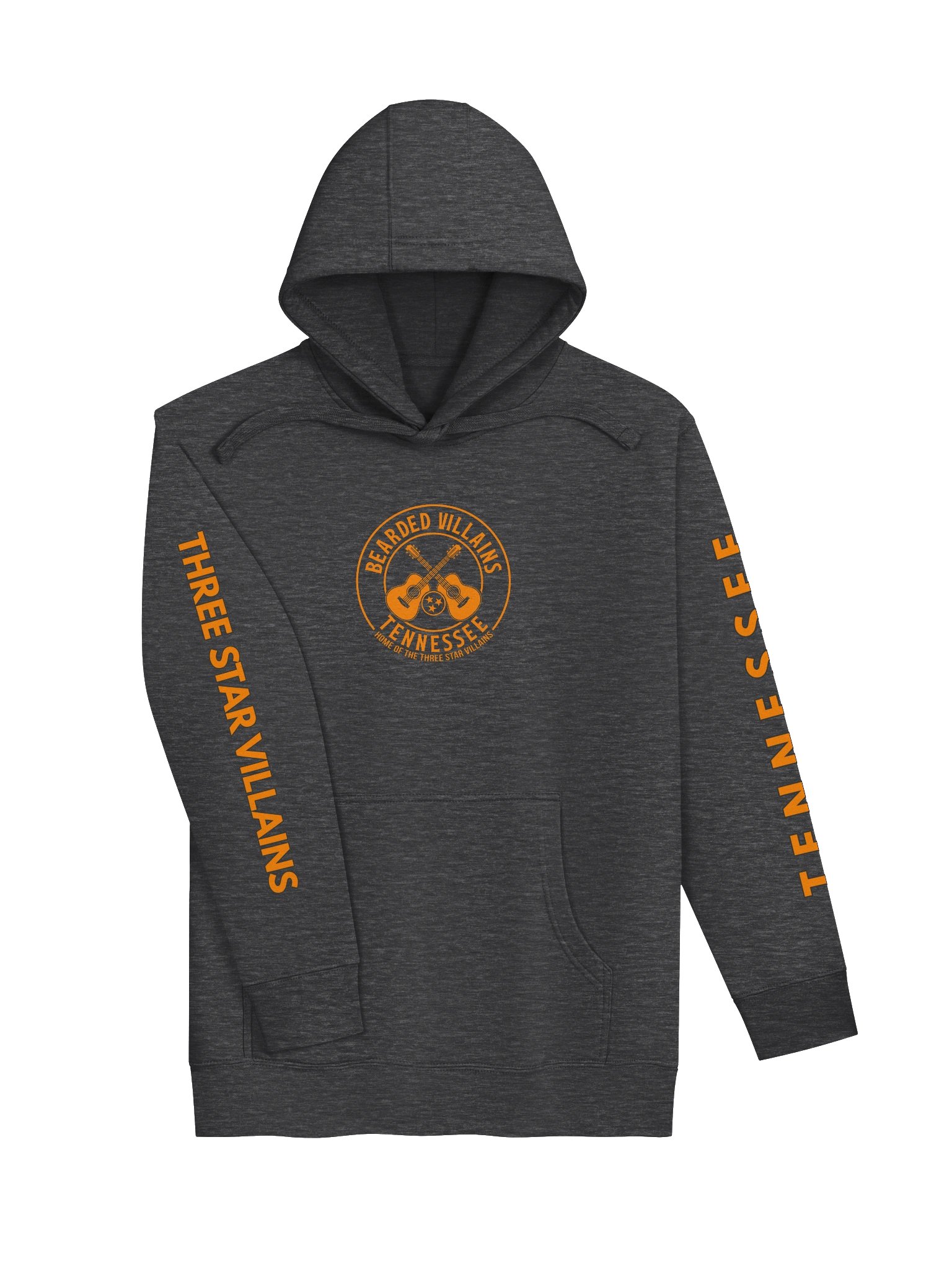 TSV “Volunteers Forge” Premium Hoodie | Tennessee Orange + Smokey Gray | Front/Back Print + Sleeve Text product image (3)