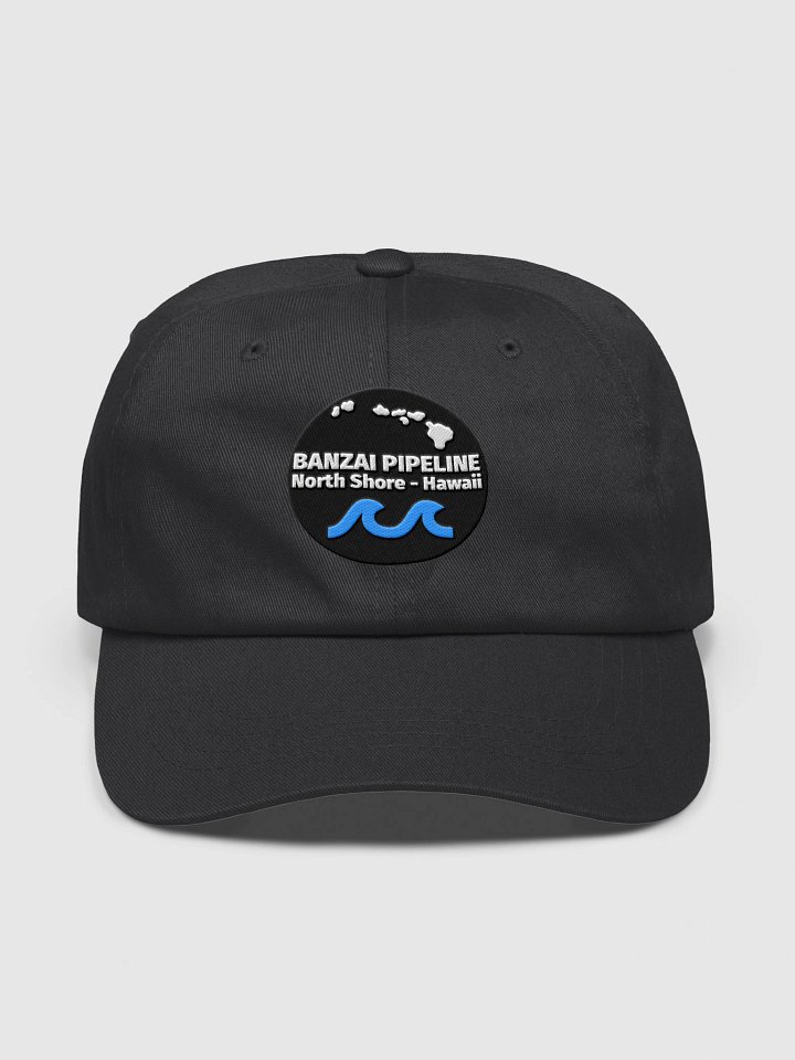 Banzai Pipeline, North Shore Hawaii - White Logo - Classic Dad Hat product image (7)