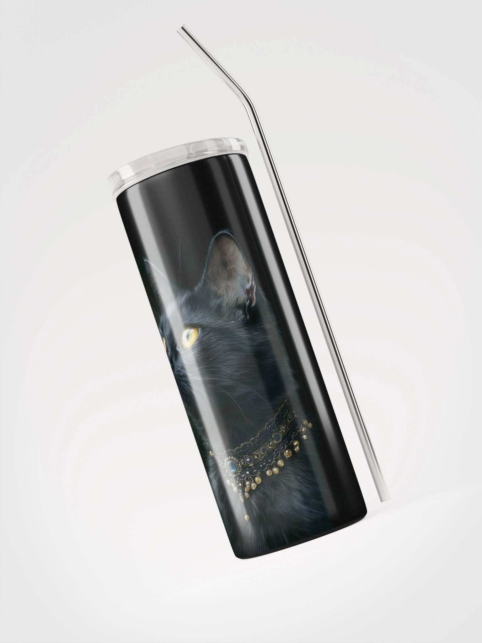 Regal Black Cat - Stainless Steel Tumbler product image (3)