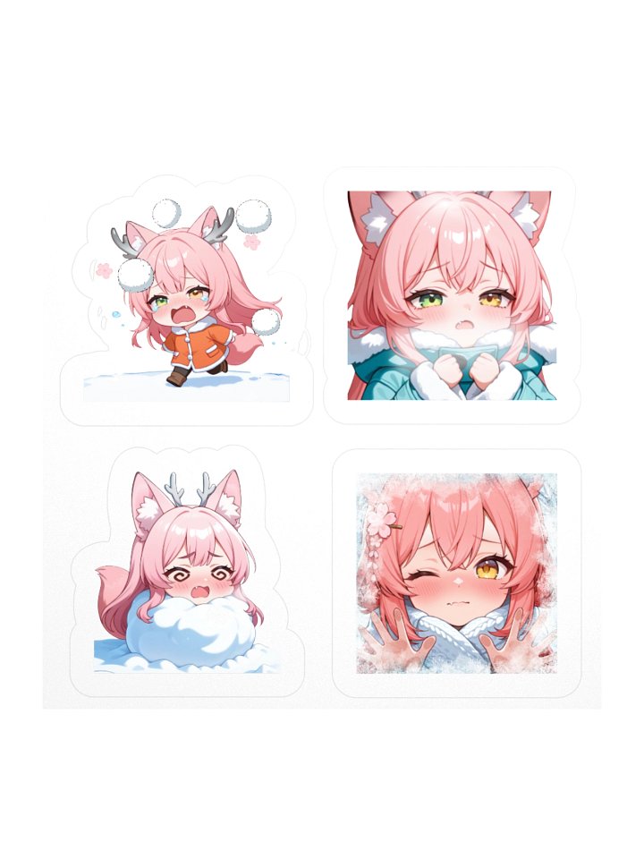 Snowed In Fox Sticker Pack product image (1)