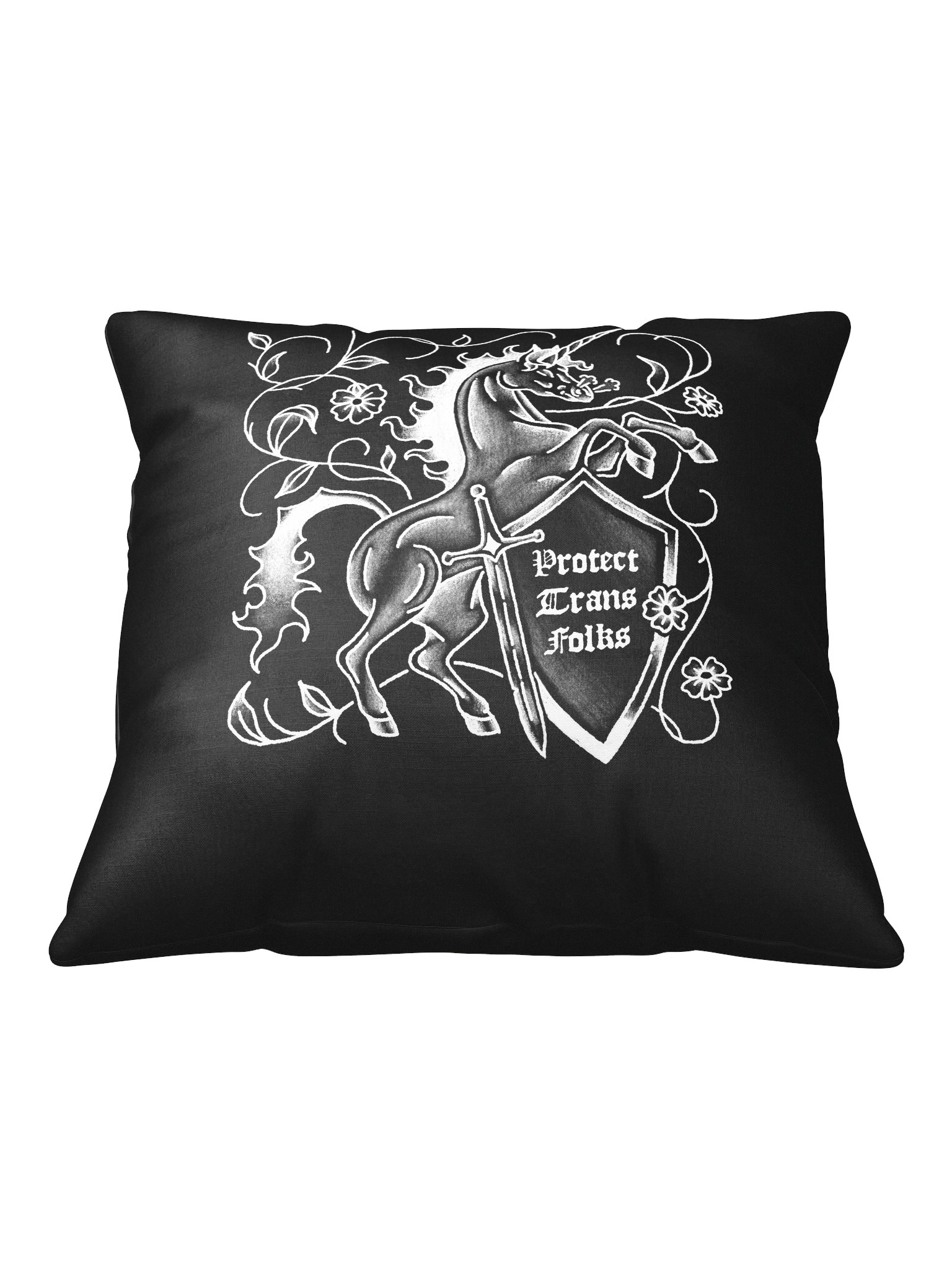 Protect Trans Folks Throw Pillow product image (1)