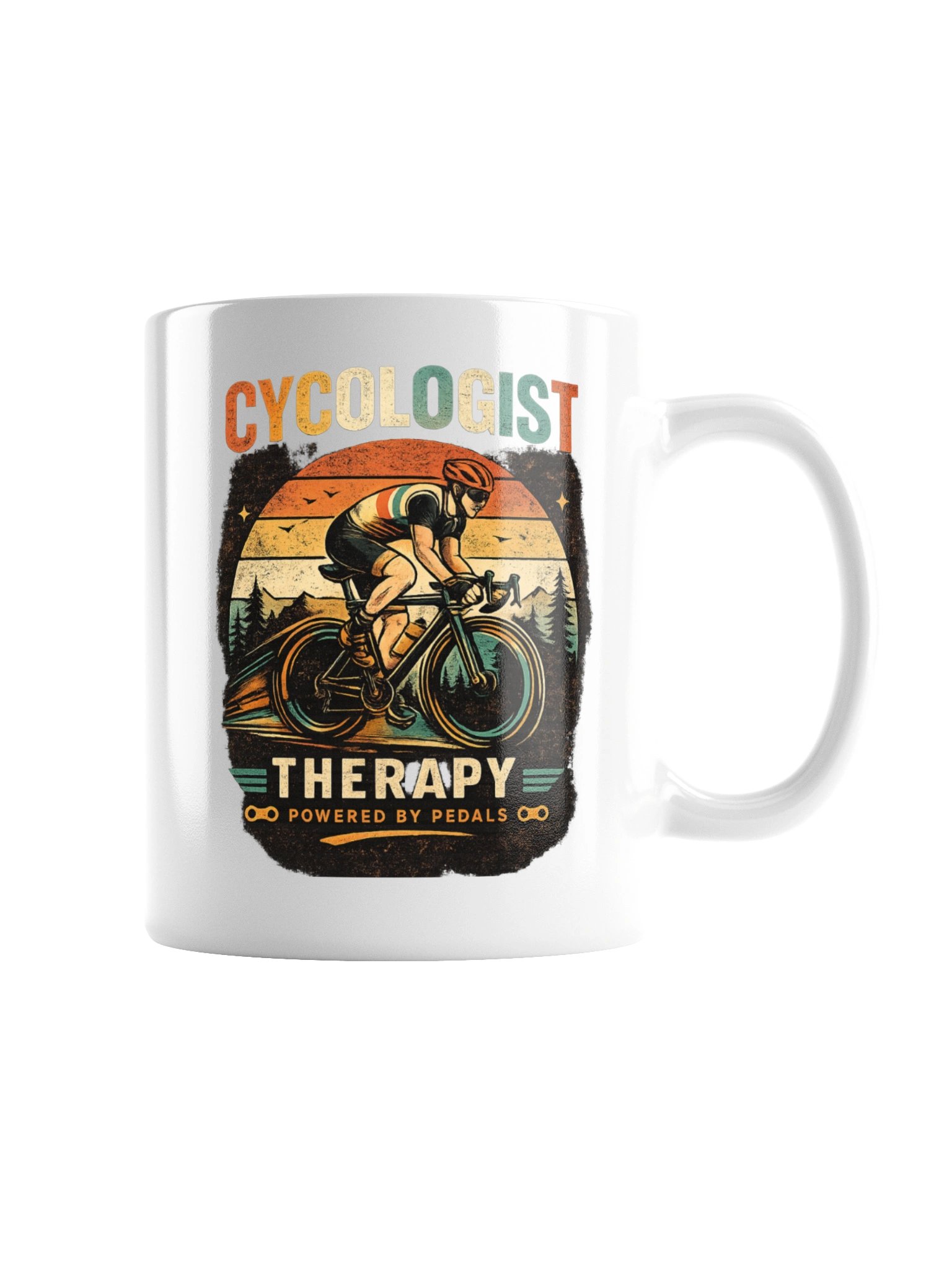Cyclogist Therapy Retro Vintage Mug product image (7)