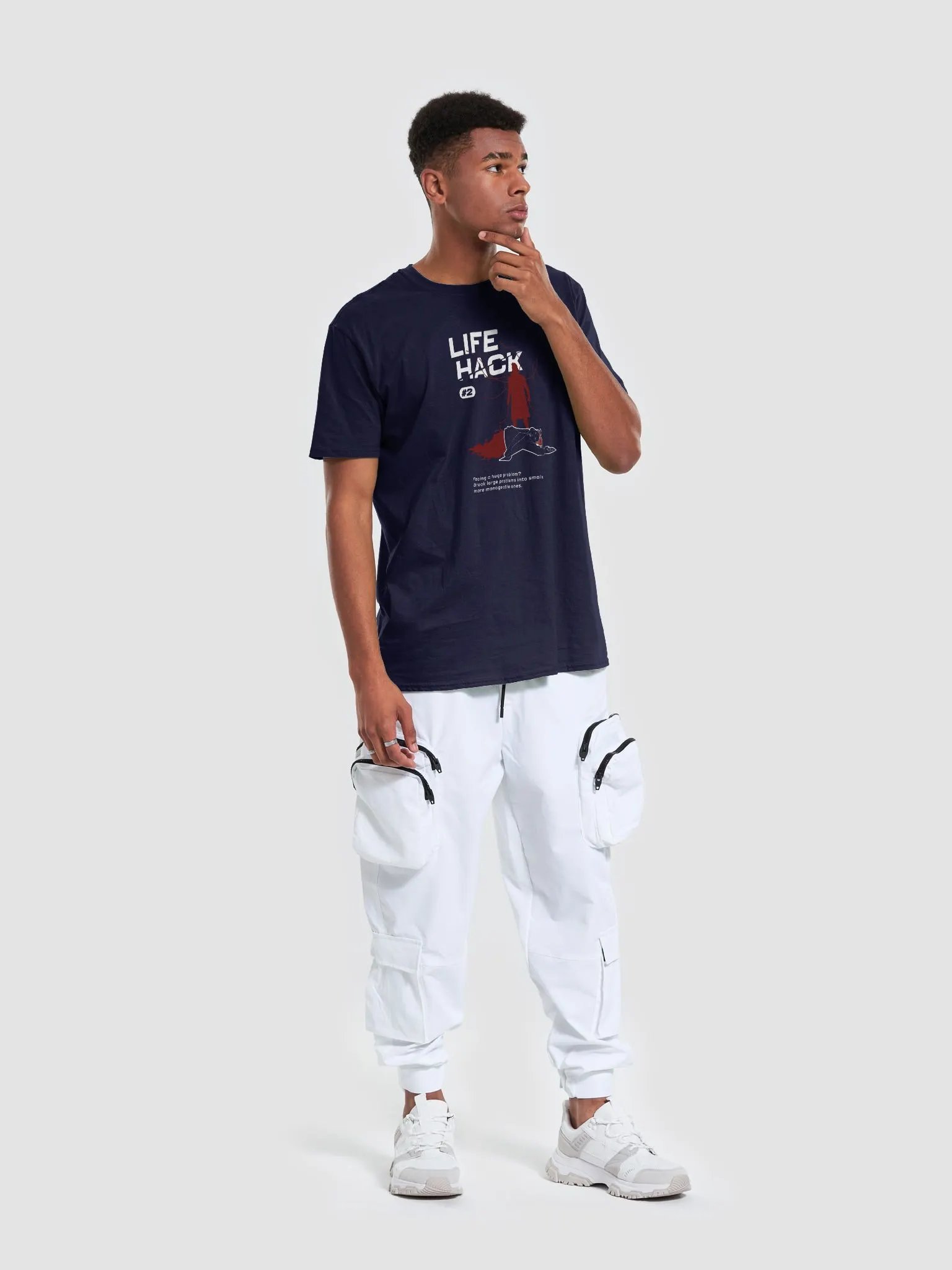 Random Life Hack #2 : Big Problems - Unisex Tee product image (5)