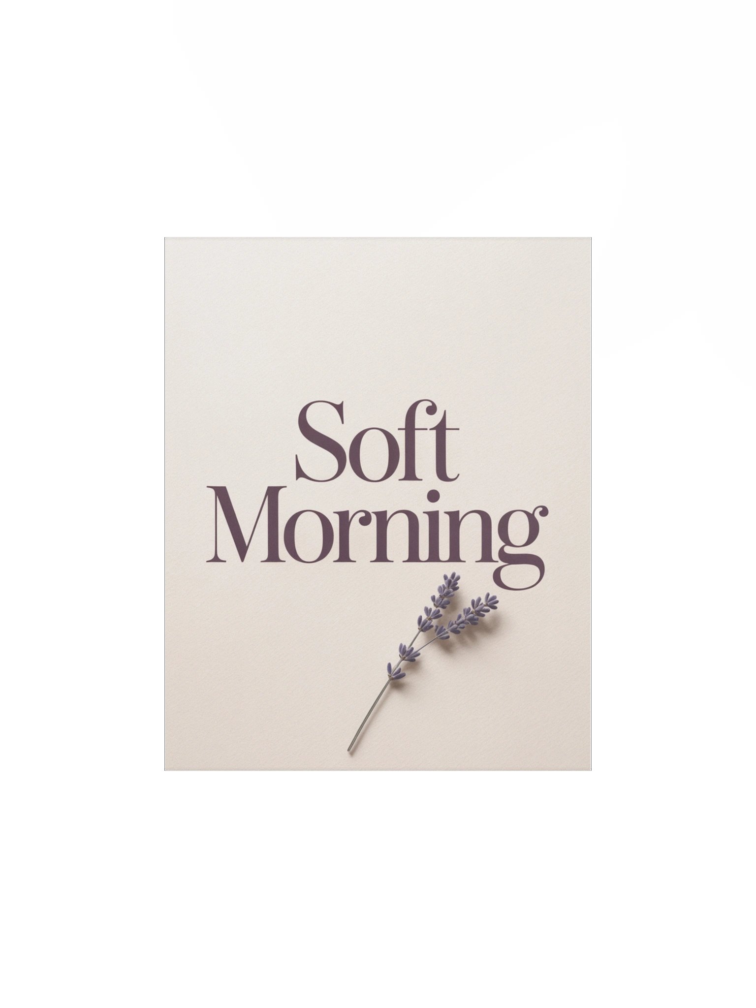 Calm Walls Print – Soft Morning product image (2)