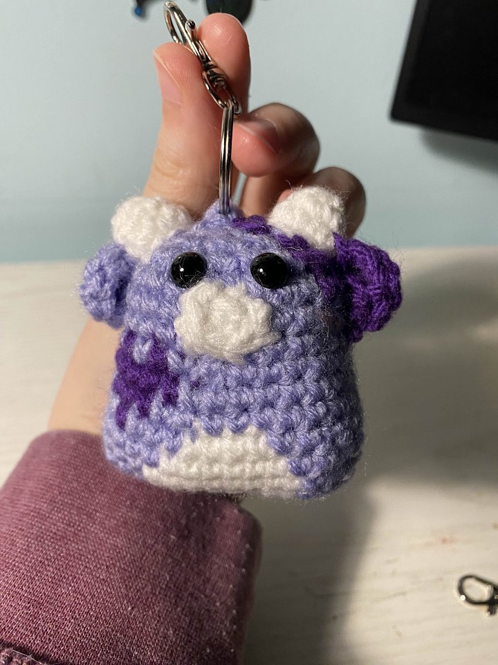 Purple Cow Keychain product image (1)