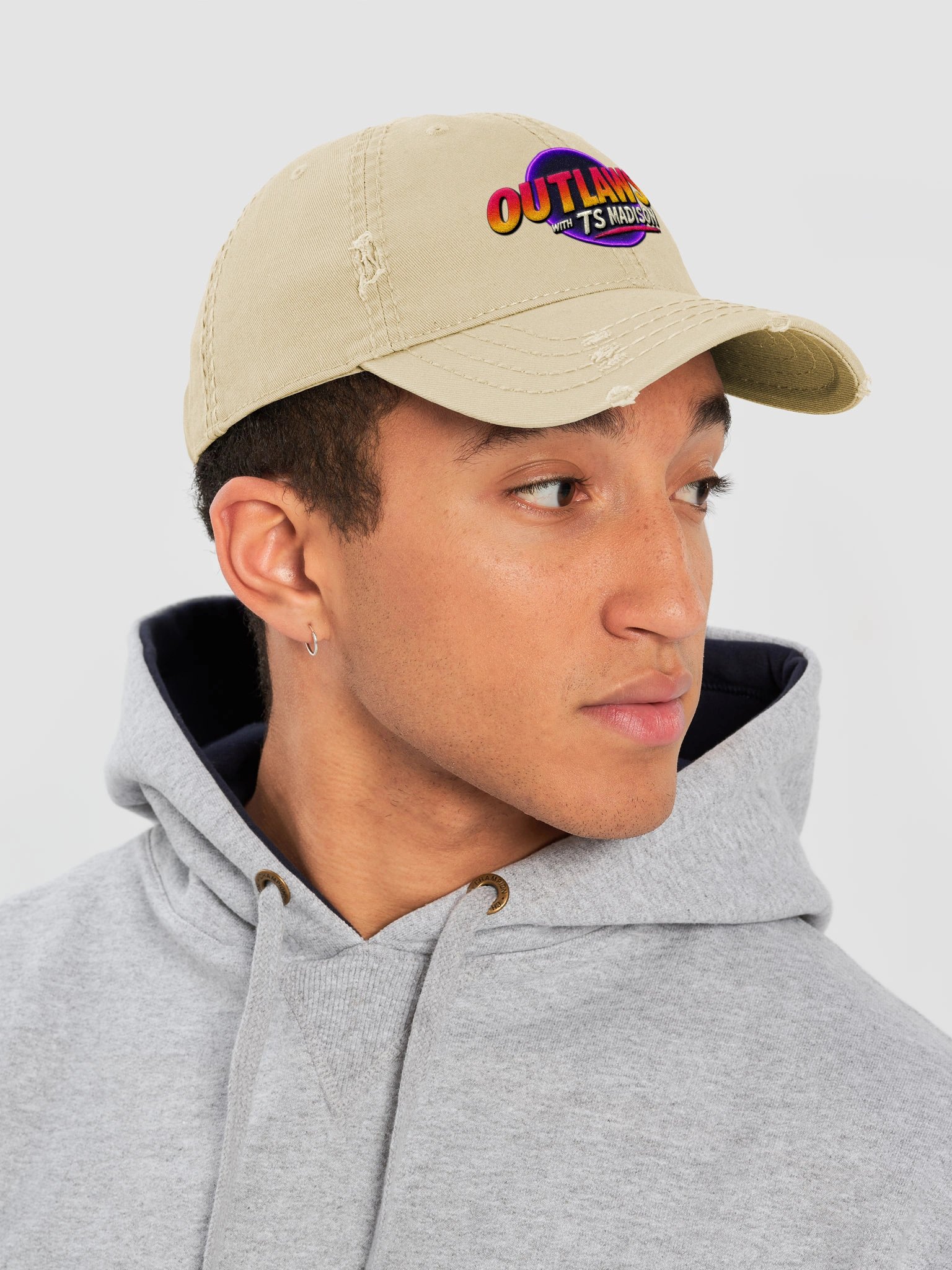 Outlaws Embroidered Distressed Hat product image (7)