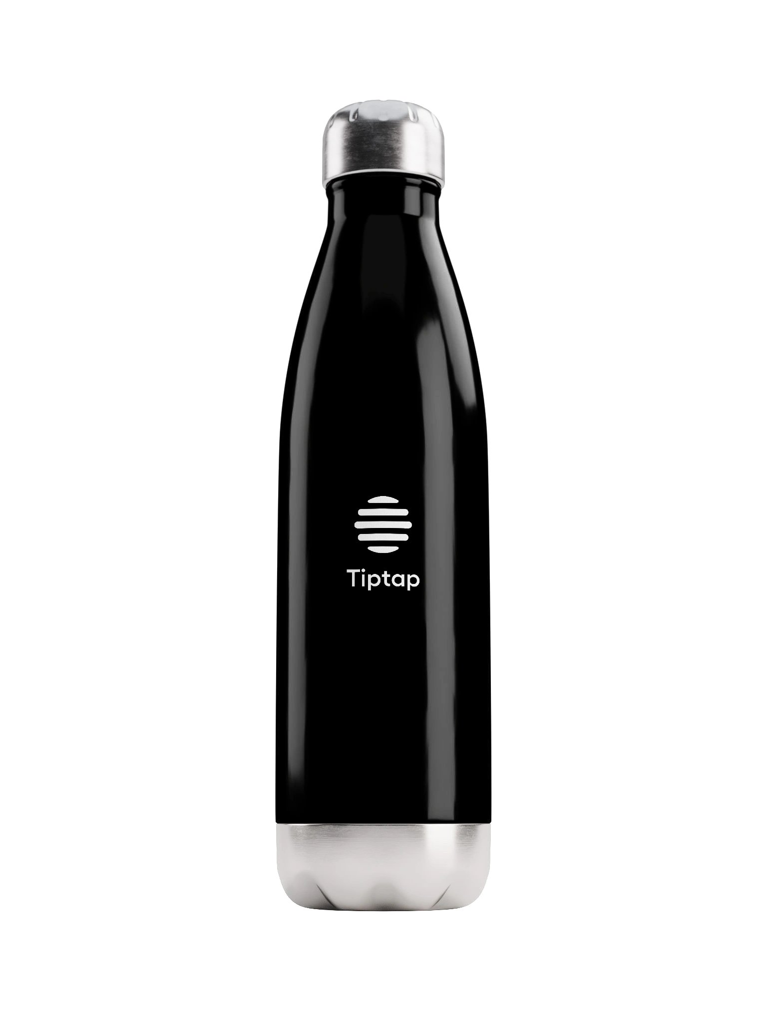 Tiptap Stacked Logo Stainless Steel Water Bottle (17 oz) product image (1)