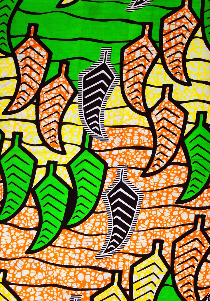 Scampolo Tessuto Wax Print - Design Peperoncini - 40 cm x 112 cm - cod.554/A product image (1)