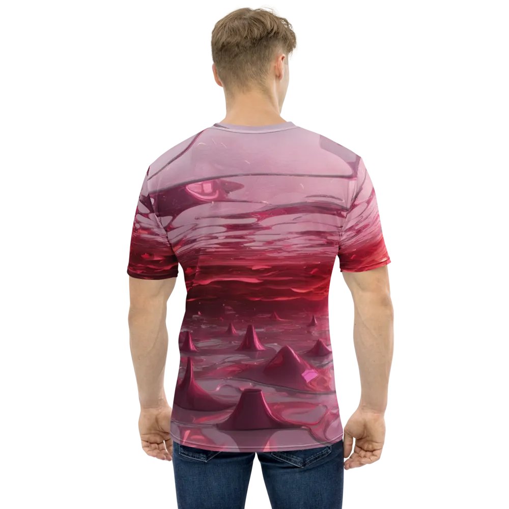 Existential Pinkscape Tee - Abstract "Nothing" Art product image (2)