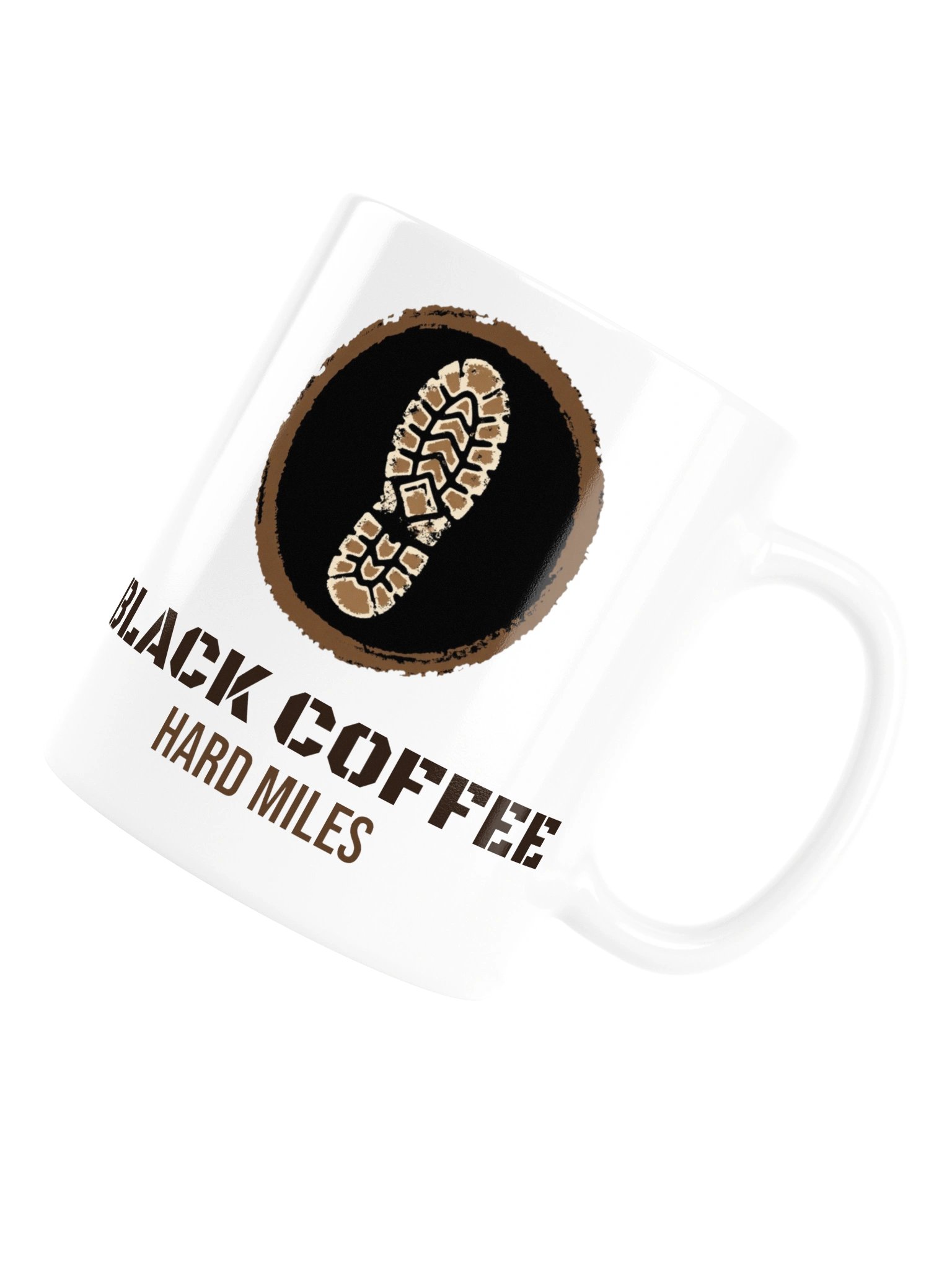 Black Coffee, Hard Miles Mug product image (6)
