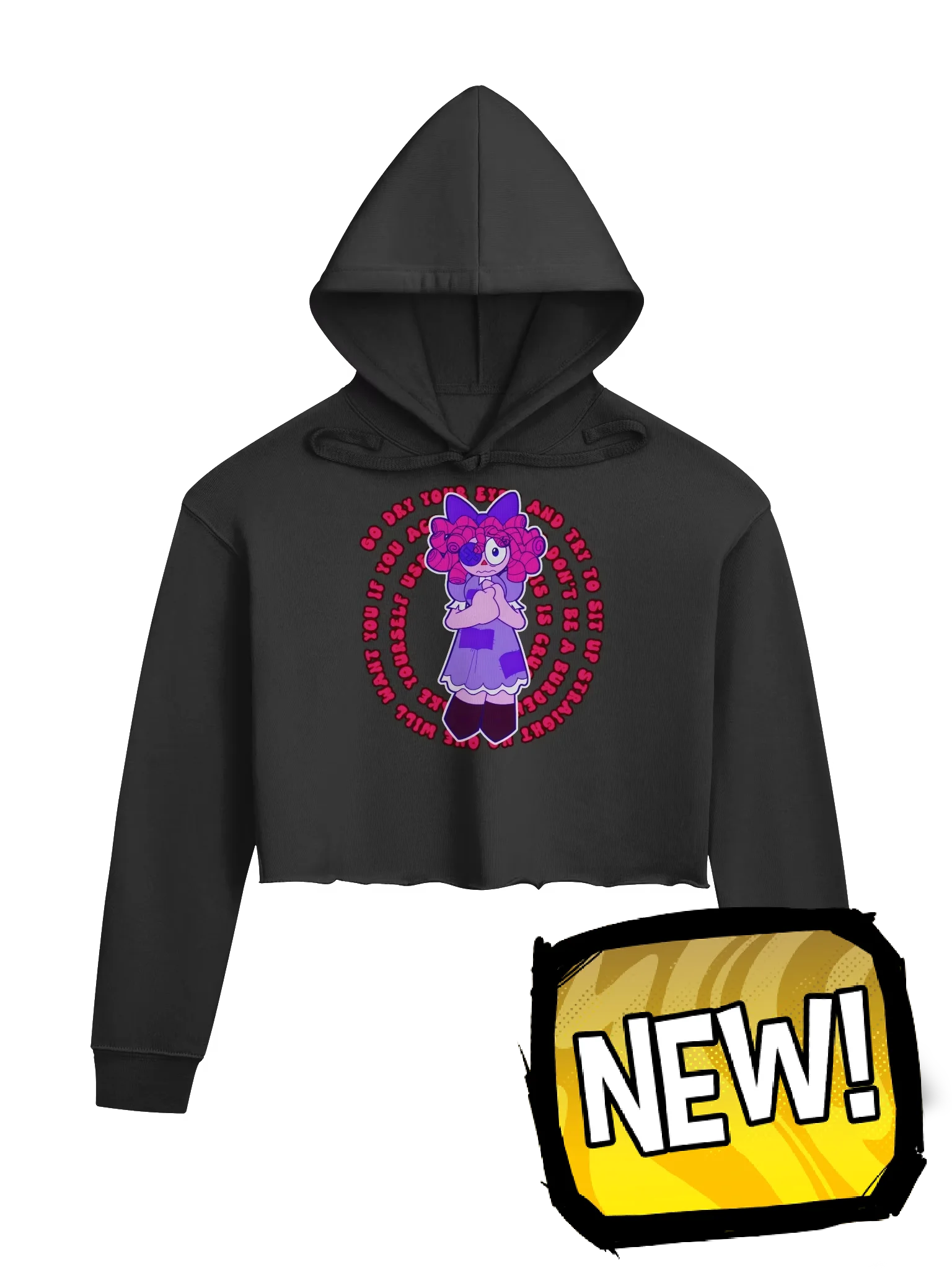 Mom Friend Crop Hoodie product image (1)