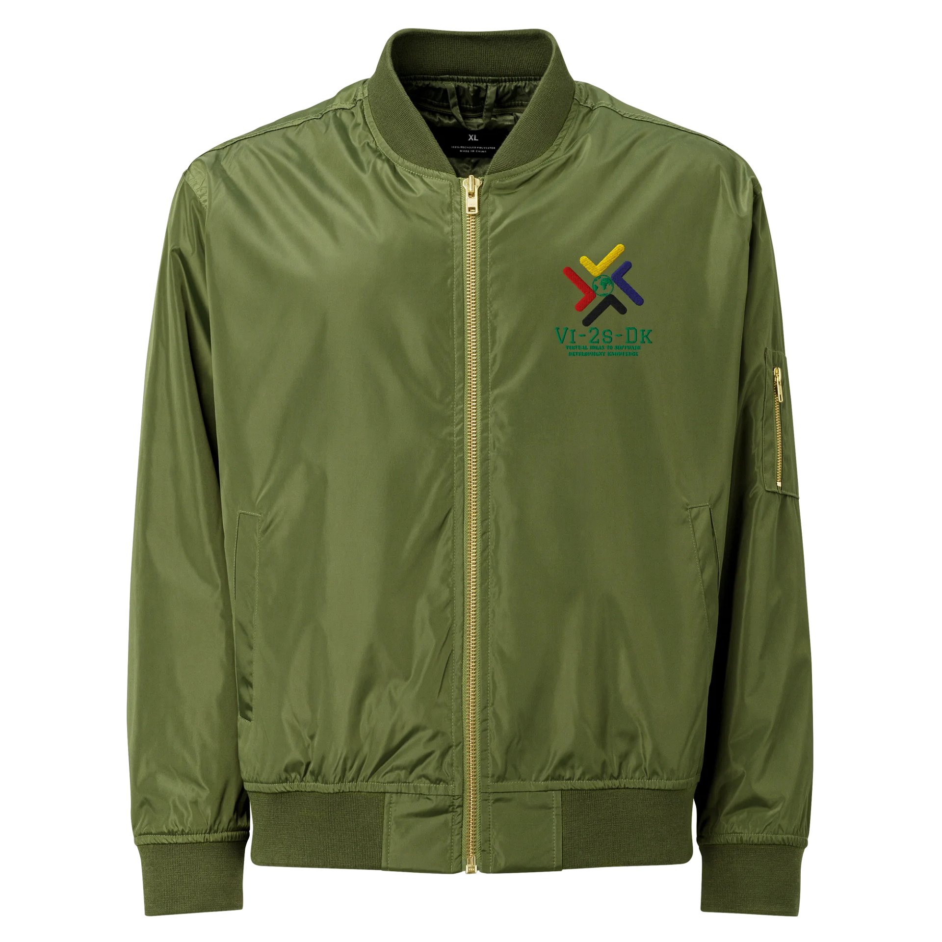 VI-2s-DK Recycled Bomber Jacket product image (1)