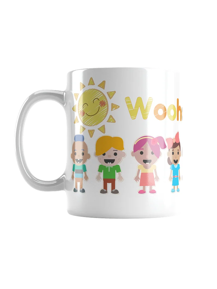Sunshine Woohoo Storytime Kids White Glossy Mug product image (1)