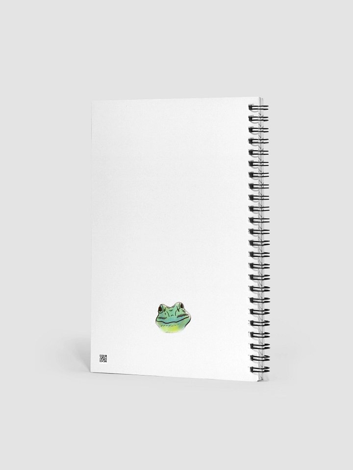 Handheld Frog Spiral Dotted Notebook product image (2)