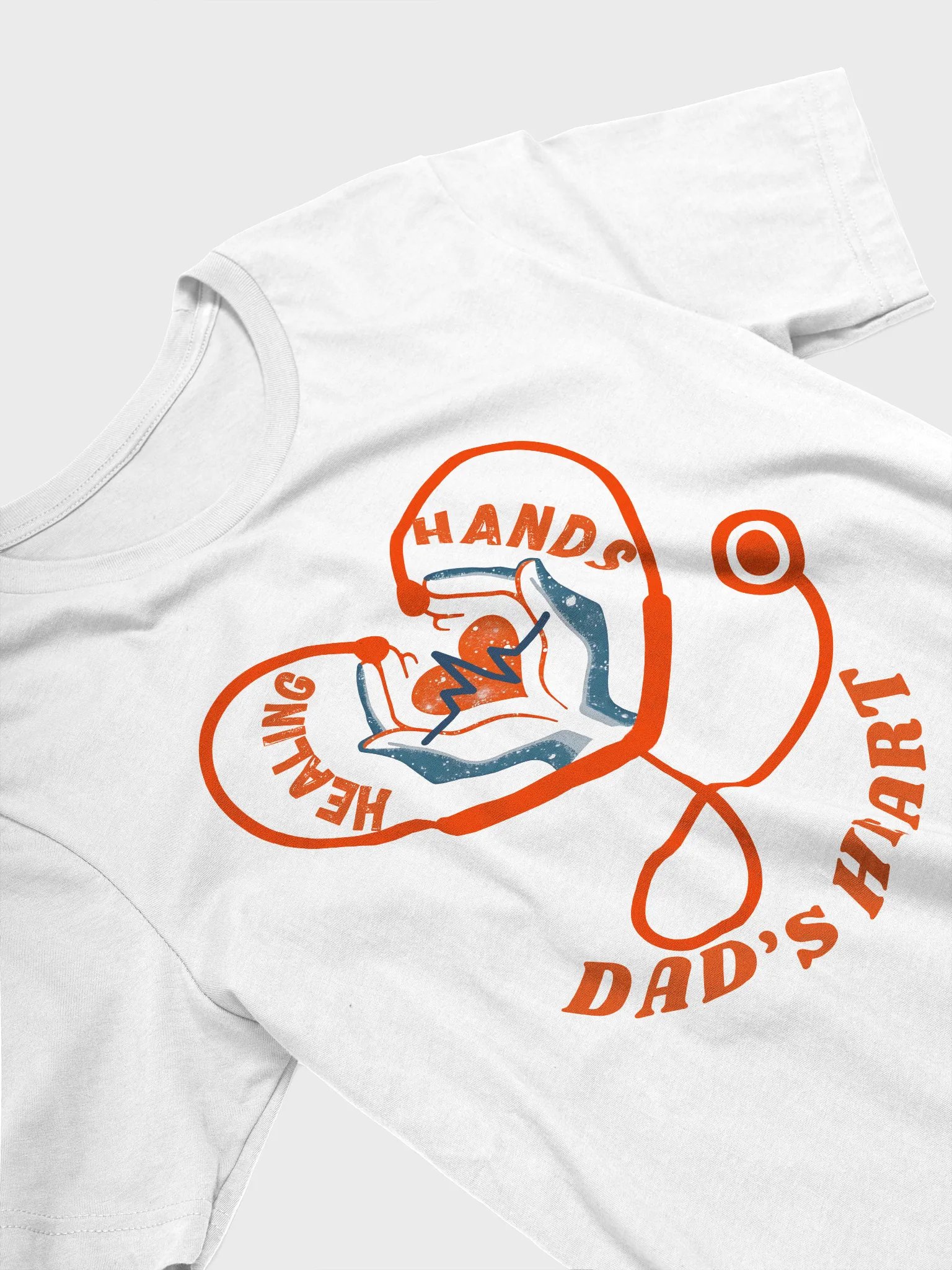 Healing Heart, dads Stethoscope heart T-Shirt product image (33)