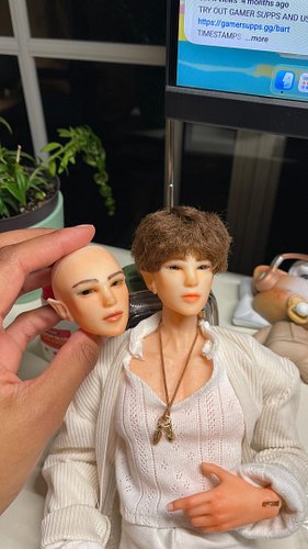 My dear Meadow 🌼 Video doesn’t really do justice on how much softer and alive his face looks now. I took my time with layerin...