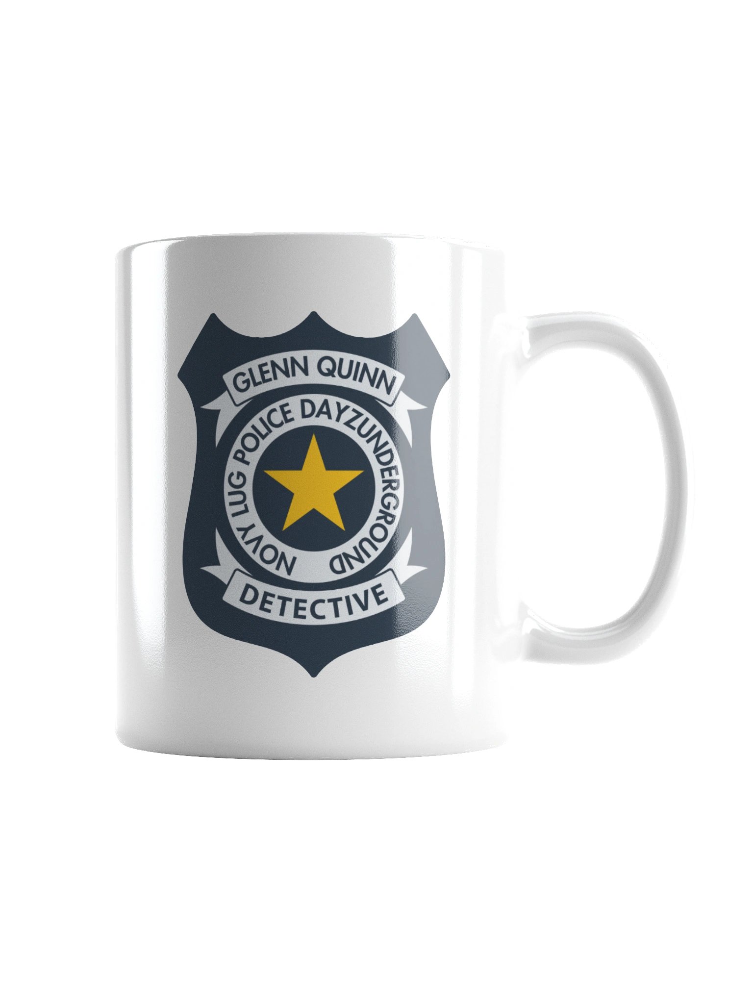 Glenn Quinn Badge Mug product image (1)