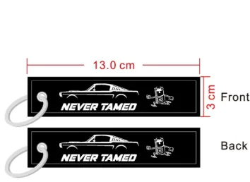 "Never Tamed" Flight Tag + 10mm Socket Keychain product image (2)